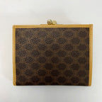 Celine Macadam Pattern Vintage M13 Brown Bifold Wallet — view 2