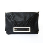 Fendi Shoulder Bag Bucket 2-Way Leather Clutch