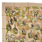 Hermes Scarf Carre 90 100% Silk Concerto Pink — view 2