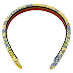 Hermes Headband Elsa Silk Yellow Accessories — view 2