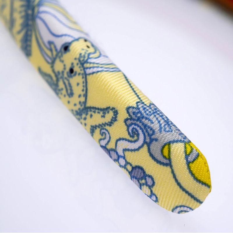 Hermes Headband Elsa Silk Yellow Accessories — view 8