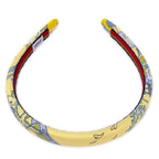 Hermes Headband Elsa Silk Yellow Accessories