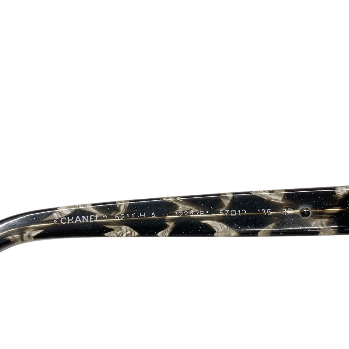 Chanel Sunglasses Acetate Black Clear Silver Eyewear — view 2