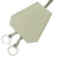 Hermes Leather Margiela Period Large Clochette Necklace Light Moss Green