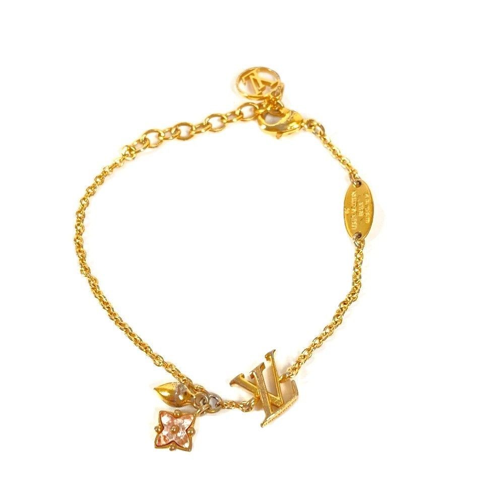 Louis Vuitton Bracelet Lou Gram Metal Gold