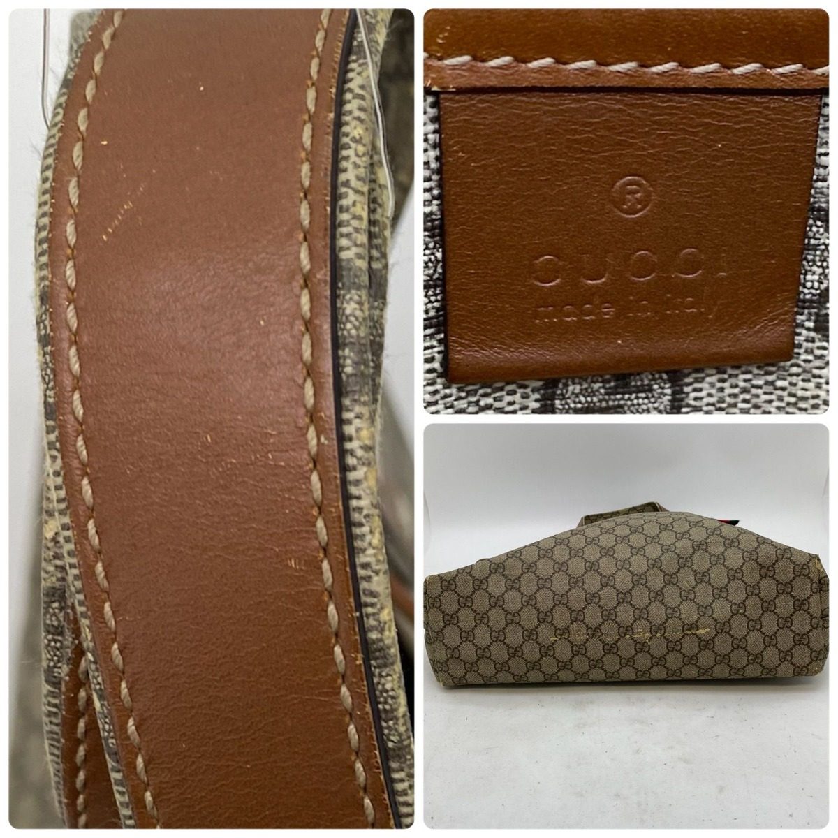 Gucci Tote GG Supreme Sherry A3 Business Travel Mothers Large Capacity — view 3