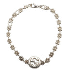 Gucci Bracelet SV 925 Silver GG Logo Accessory Chain