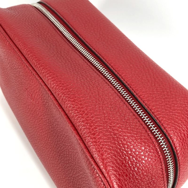 Fendi Second Bag Logo 7 As378 Leather Red — view 5