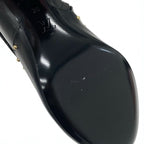 Louis Vuitton Silhouette Line Monogram Boots Short Shoes Leather Black — view 8