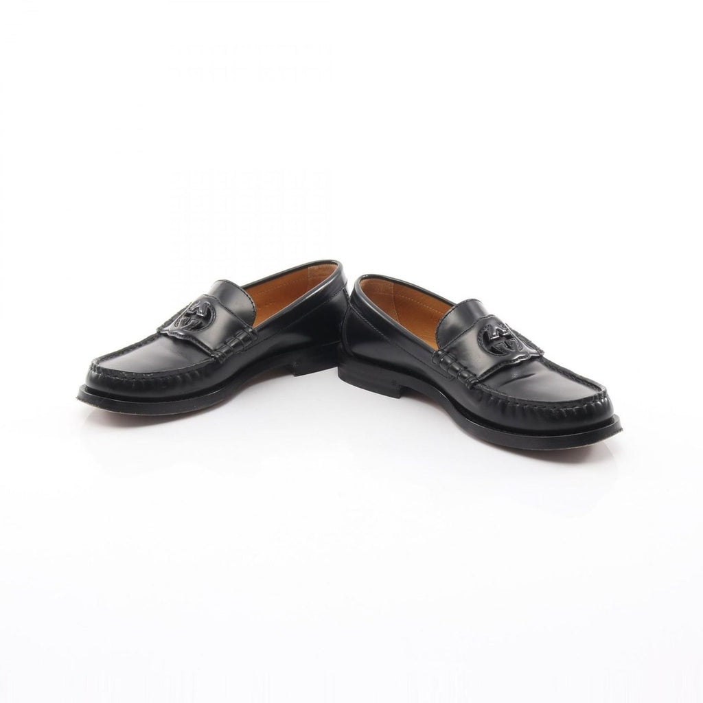 Gucci Loafers Interlocking Leather Shoes — view 3