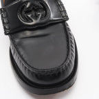 Gucci Loafers Interlocking Leather Shoes — view 9