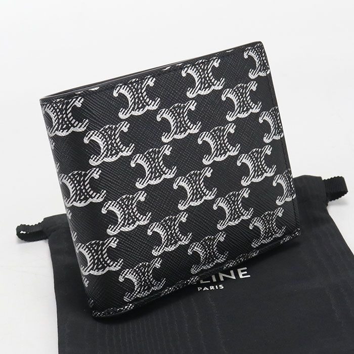 Celine Bifold Wallet Triomphe Canvas