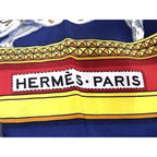 Hermes Scarf Carre 90 Grand Apparat Dress Ing Horse Multicolor 100% Silk — view 3