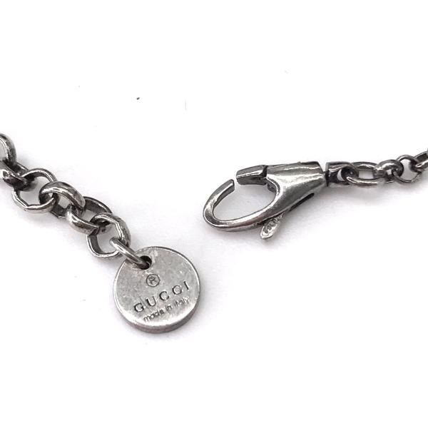Gucci GG Logo Necklace 925 Sterling Silver — view 4
