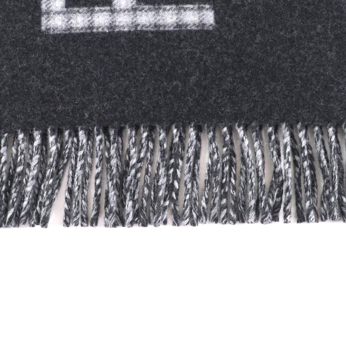 Fendi Fxt334 Wool Cashmere Blend Logo Design — view 5