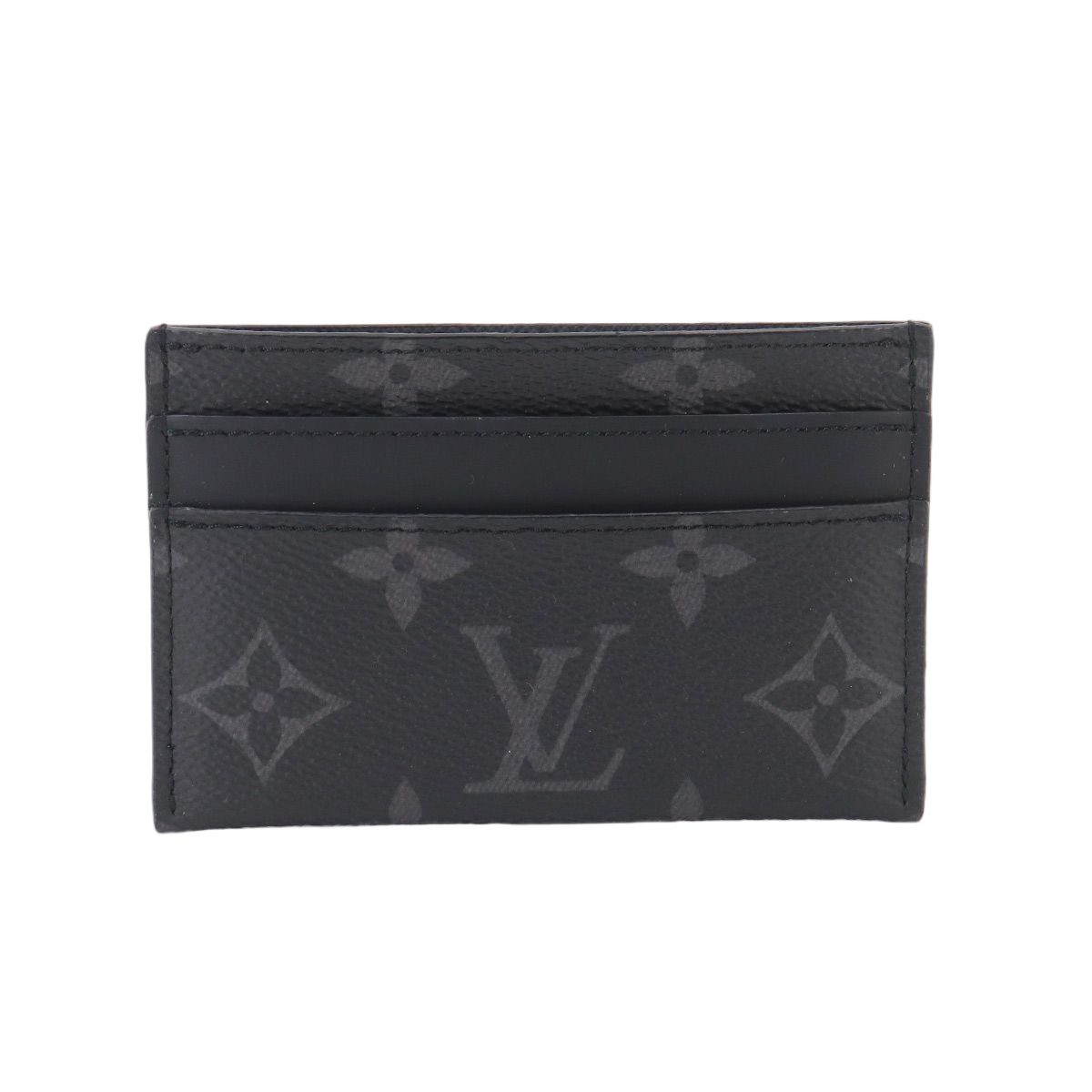 Louis Vuitton Monogram Eclipse Card Holder Double Case