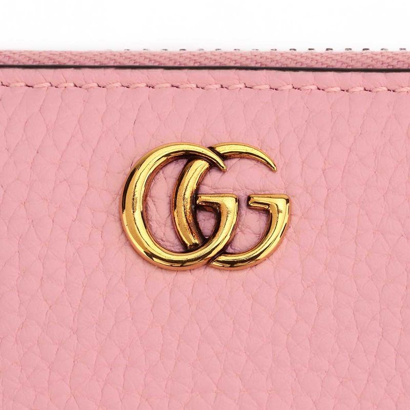 Gucci Long Wallet GG Marmont Pink — view 8