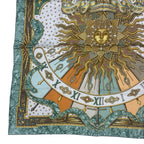 Hermes Scarf Silk Carre 90 Carpe Diem Enjoy Today Multi Box — view 5