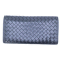Bottega Veneta Intrecciato Leather Long Wallet Black