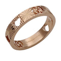 Gucci Ring Icon Heart Star Pink Gold