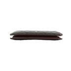 Chanel Wallet Quilted Lambskin Black Silver — view 2