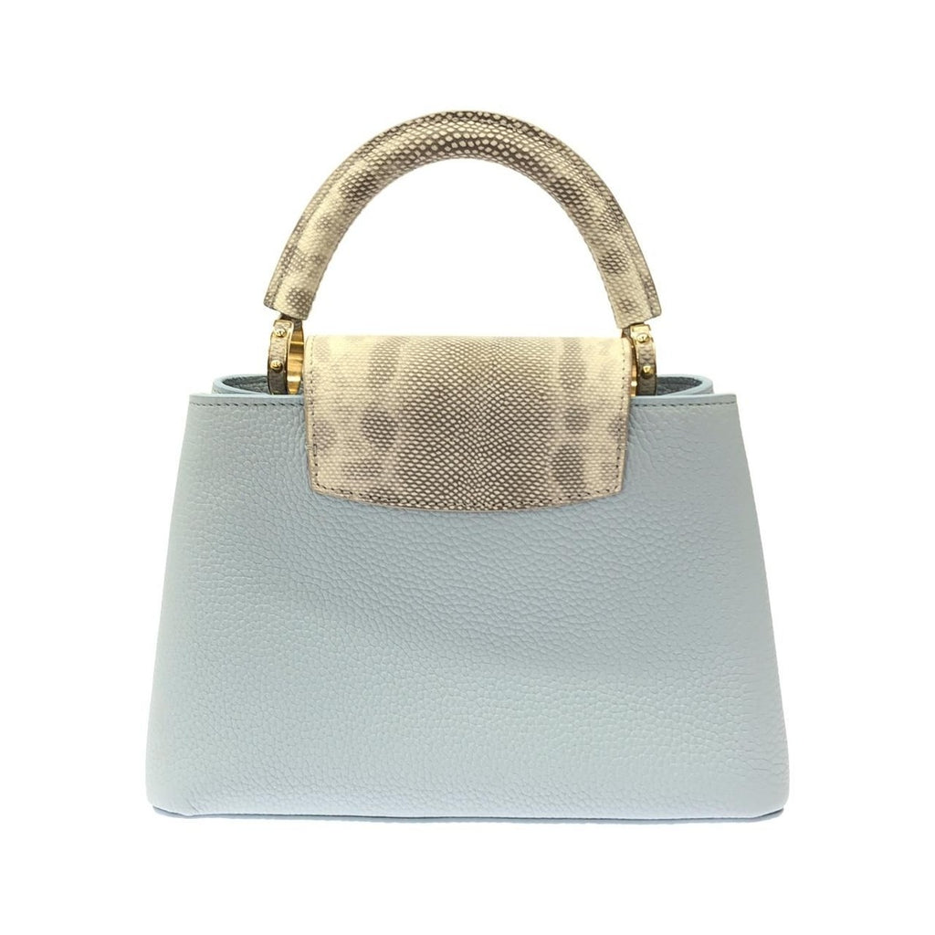 Louis Vuitton Exotic Leather Capucines BB Bag Bleu Olympe — view 2