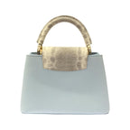 Louis Vuitton Exotic Leather Capucines BB Bag Bleu Olympe — view 2
