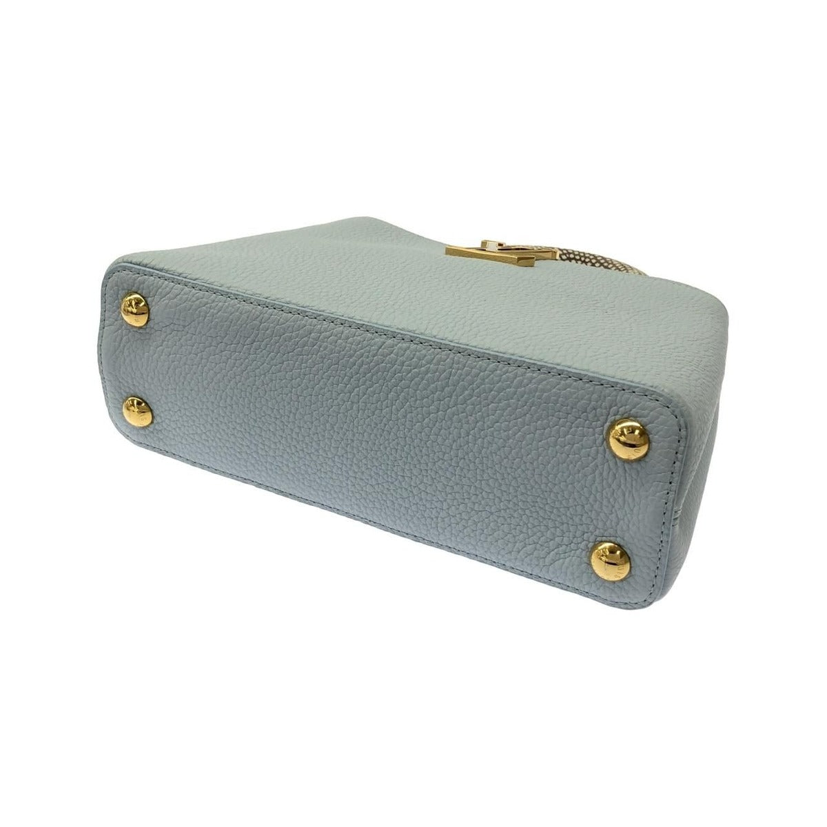 Louis Vuitton Exotic Leather Capucines BB Bag Bleu Olympe — view 3
