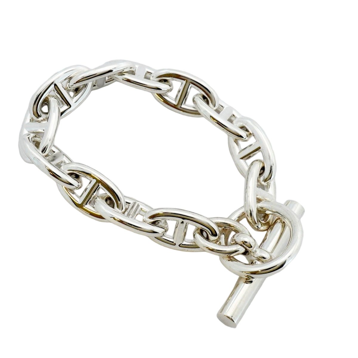 Hermes Bracelet Chaine D'ancre GM Silver — view 2