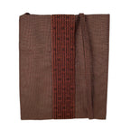 Hermes Her Line Pochette Canvas Cotton Brown Shoulder