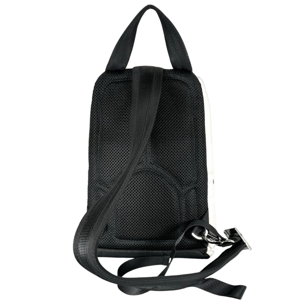 Prada Tessuto Montagn Sling Bag Nylon Saffiano Leather Black — view 2