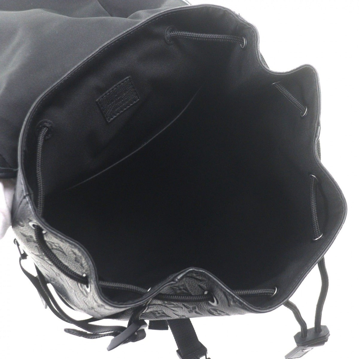 Louis Vuitton Getaway Backpack Monogram Shadow Noir Black M24776 — view 7