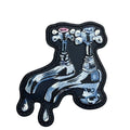 Fendi Bag Charm Stud Navy Dark Blue Water Faucet Leather