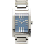 Hermes Tandem Watch Blue Silver Stainless Steel