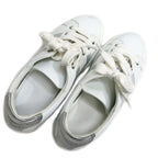 Hermes Avantage Sneakers Size 37 1 2 Leather White Lady Shoes — view 6
