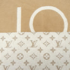 Louis Vuitton Monogram Split Scarf Brown White — view 4