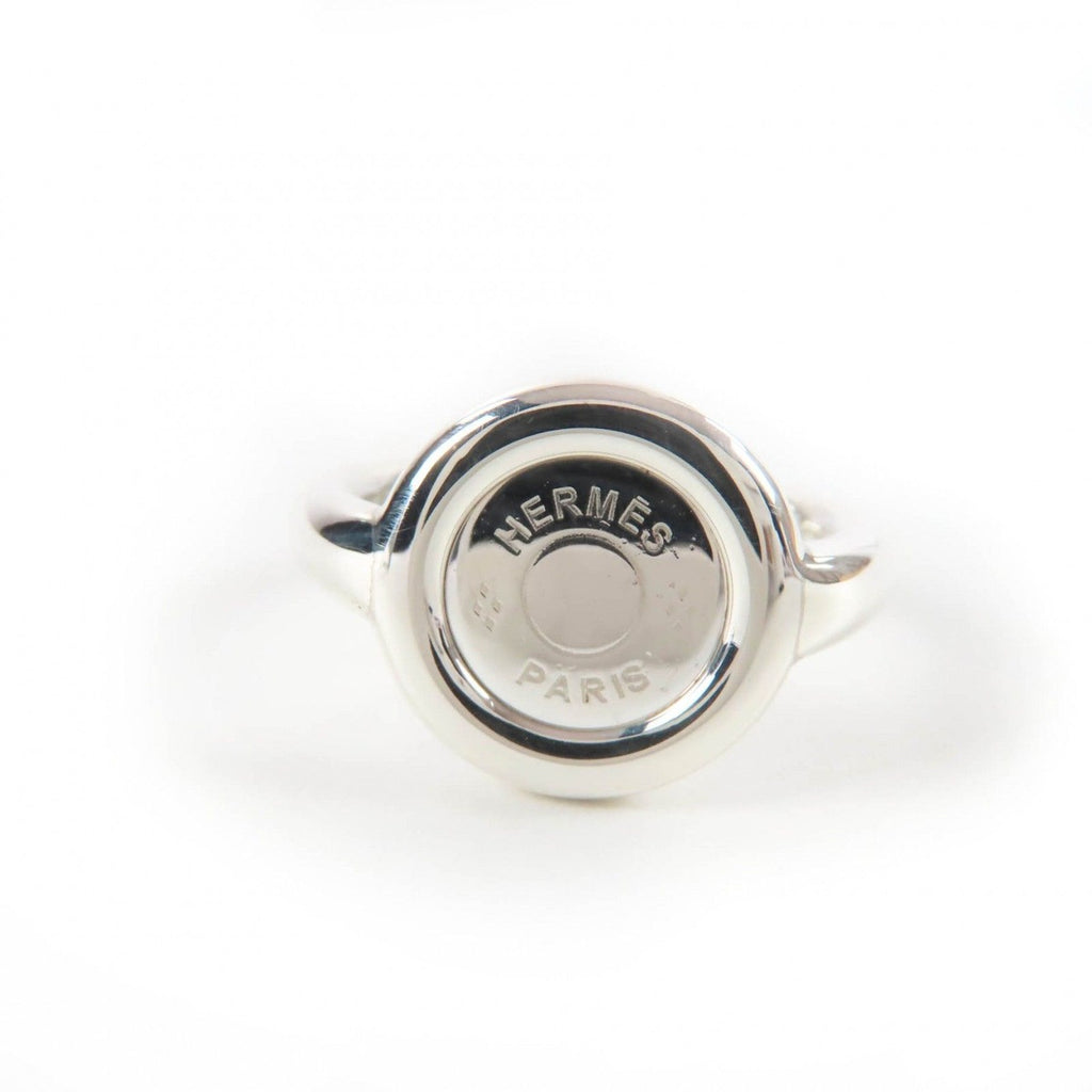 Hermes Vintage Ring Silver 49