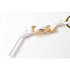 Bottega Veneta Key Ring Holder Nappa Baby Pink Matte Gold — view 3