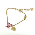 Louis Vuitton Bracelet Iconic Infinity Dot M0970 A Metal Red Yayoi Kusama
