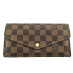 Louis Vuitton Damier Round Zipper Portefeuille-sarah Long Wallet