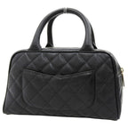 Chanel Quilted Mini Boston Handbag