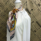 Hermes Carre 90 Scarf Hymn to Mozart Silk Music — view 7