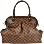 Louis Vuitton Trevi GM Handbag Damier Ebene Ar0130