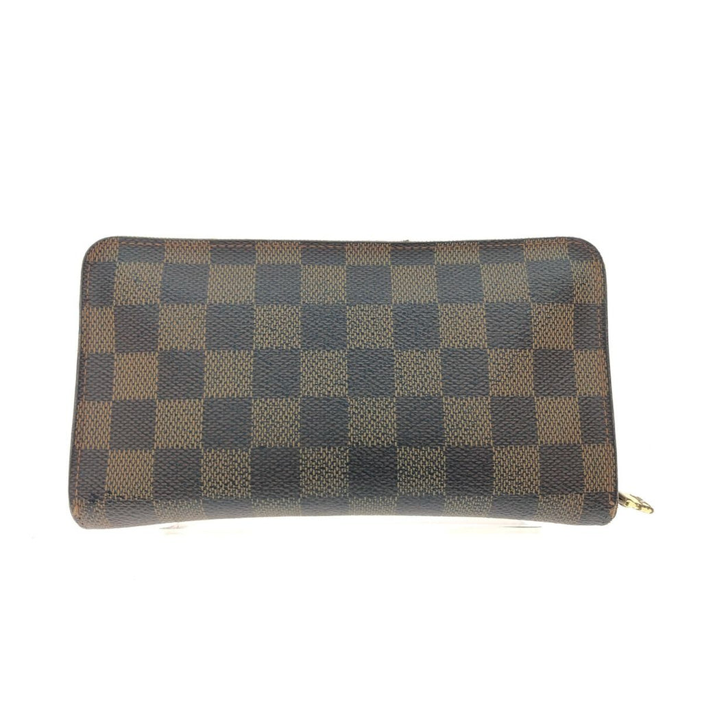 Louis Vuitton Long Wallet Round Zipper Porte Monnaie Zip Damier Ebene — view 2