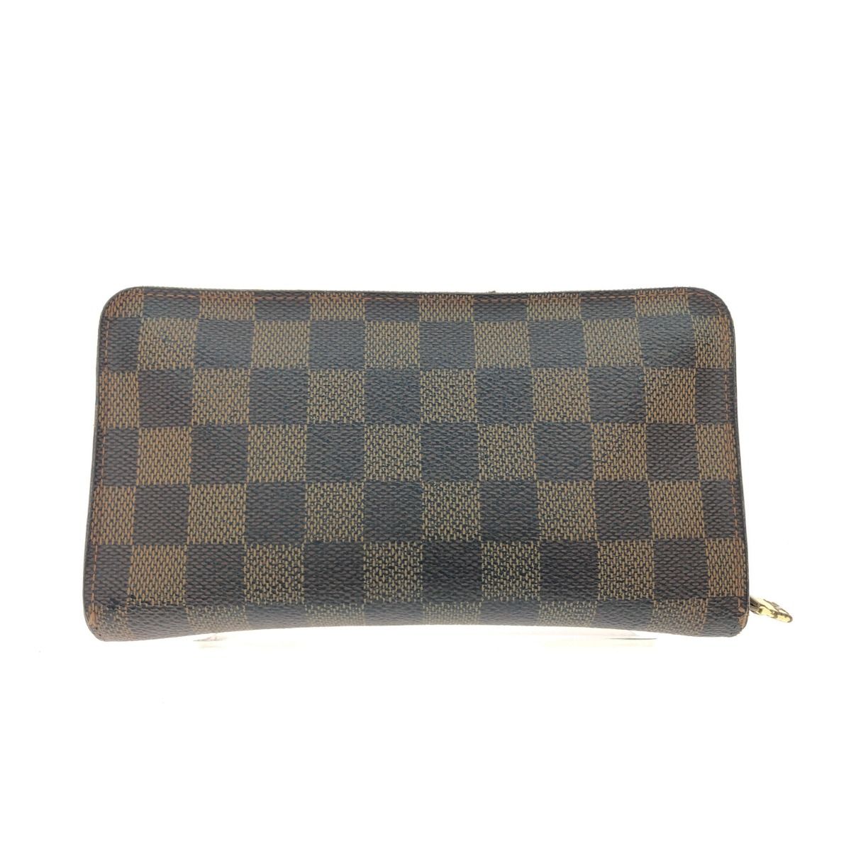 Louis Vuitton Long Wallet Round Zipper Porte Monnaie Zip Damier Ebene — view 2