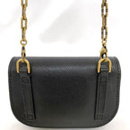 Christian Dior Chain Mini Pouch Black Saddle — view 8