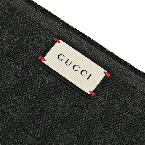 Gucci Scarf Stole Dark Gray — view 4