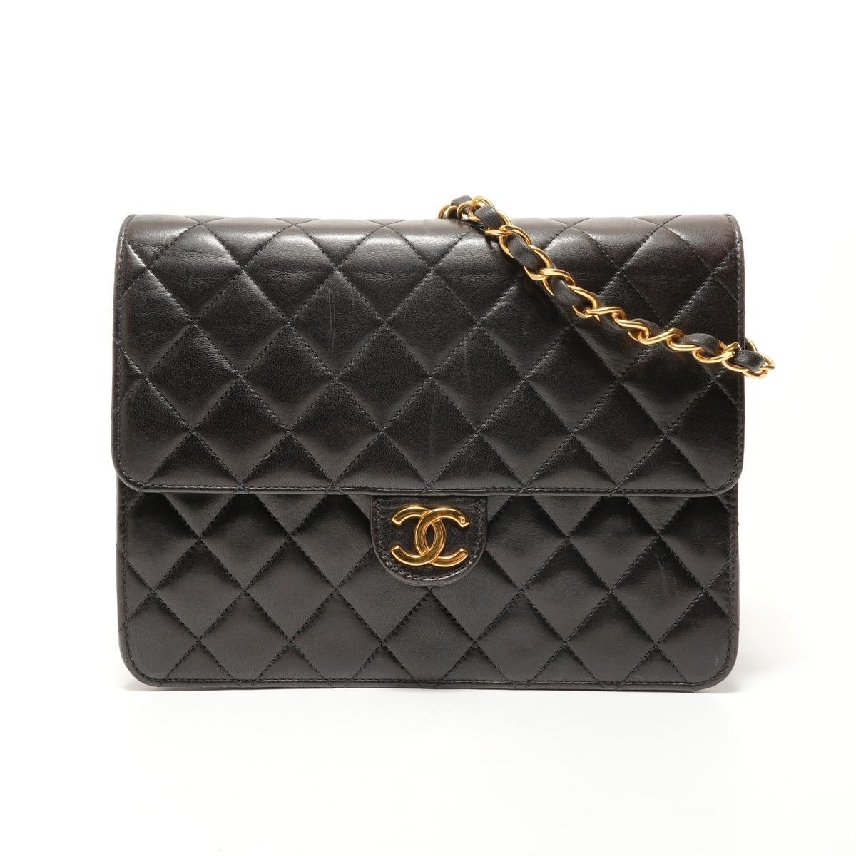 Chanel Shoulder Bag Push Lock Quilted