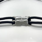 Gucci Wire Belt Black Silver Hardware 83 cm — view 4