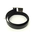 Gucci Leather Silver Belt Black — view 2